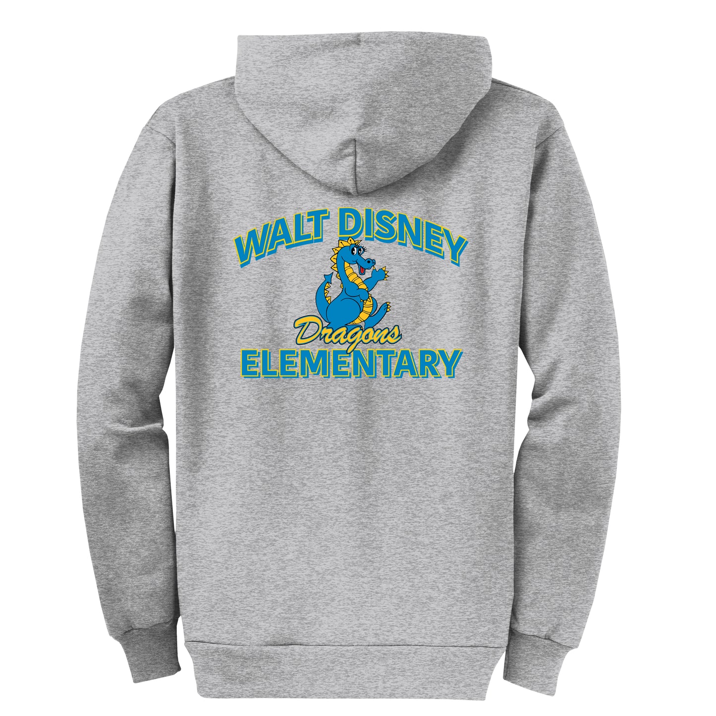 Walt Disney Classic Grey Zip Up Sweatshirt