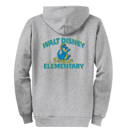 Walt Disney Classic Grey Zip Up Sweatshirt