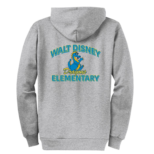 Walt Disney Classic Grey Zip Up Sweatshirt