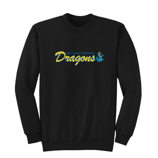 Walt Disney Elementary Dragons Crewneck