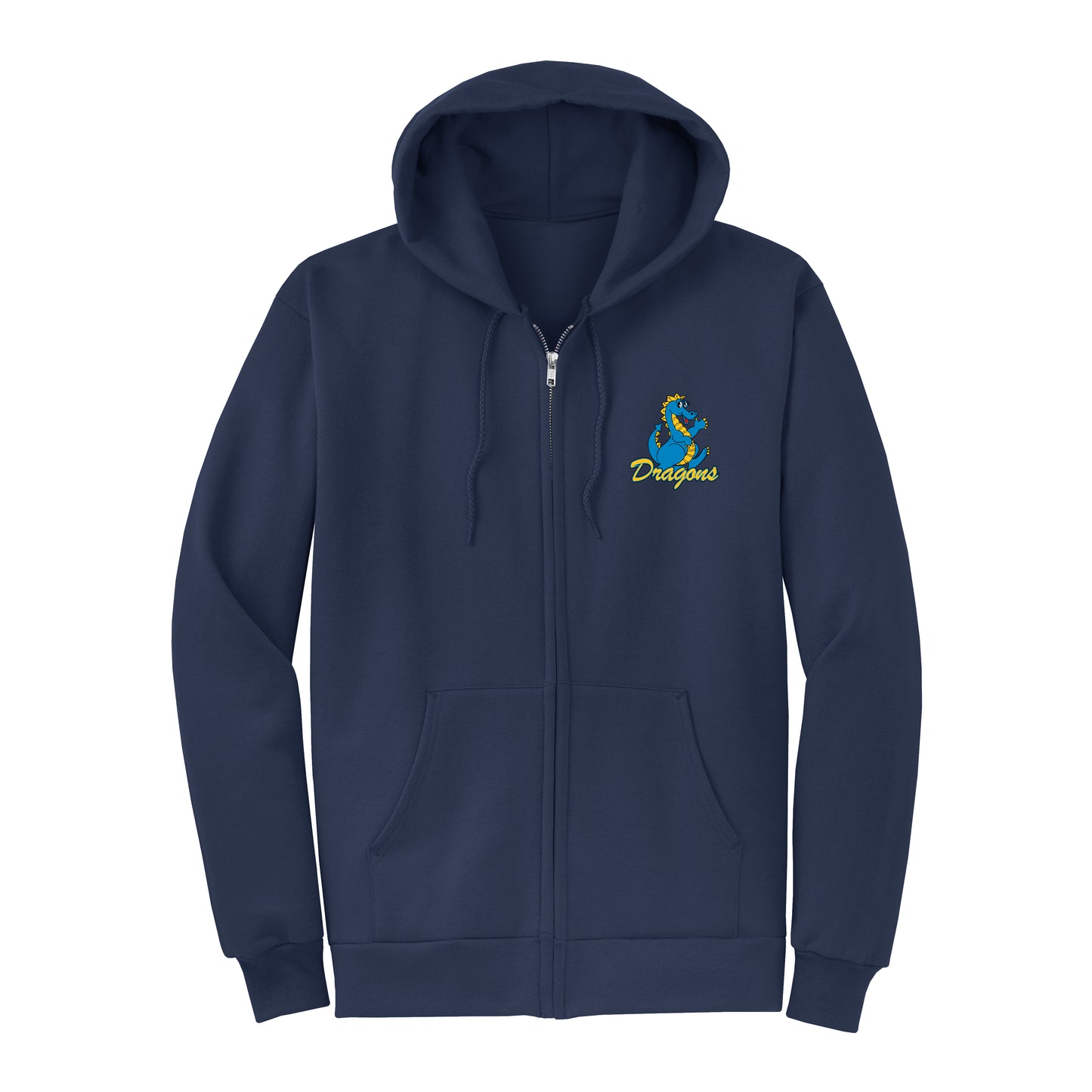 Walt Disney Dragons Navy Zip Up Sweatshirt