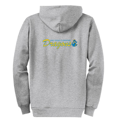 Walt Disney Dragons Grey Zip Up Sweatshirt