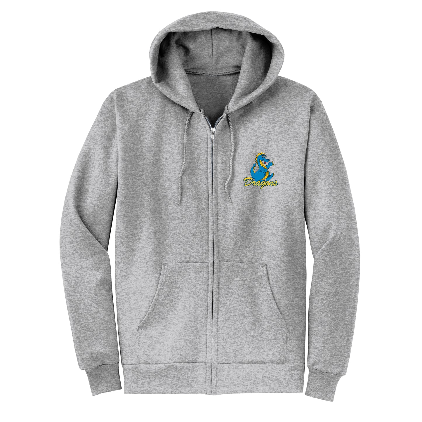 Walt Disney Dragons Grey Zip Up Sweatshirt