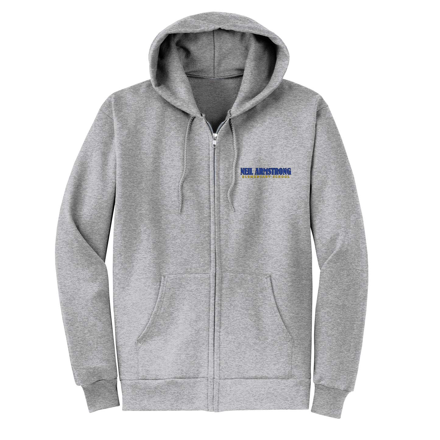 Neil Armstrong Elementary Moon Logo Zip-Up Hoodie