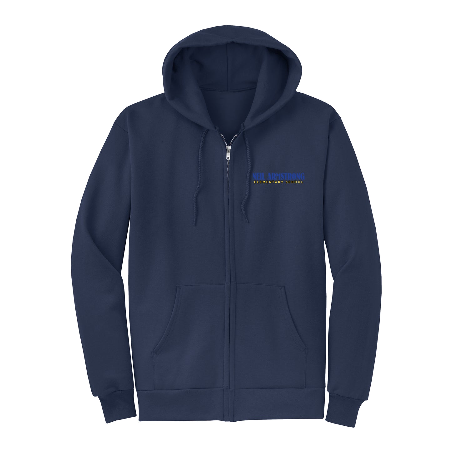 Neil Armstrong Elementary Moon Logo Zip-Up Hoodie