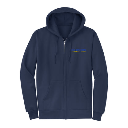 Neil Armstrong Elementary Moon Logo Zip-Up Hoodie