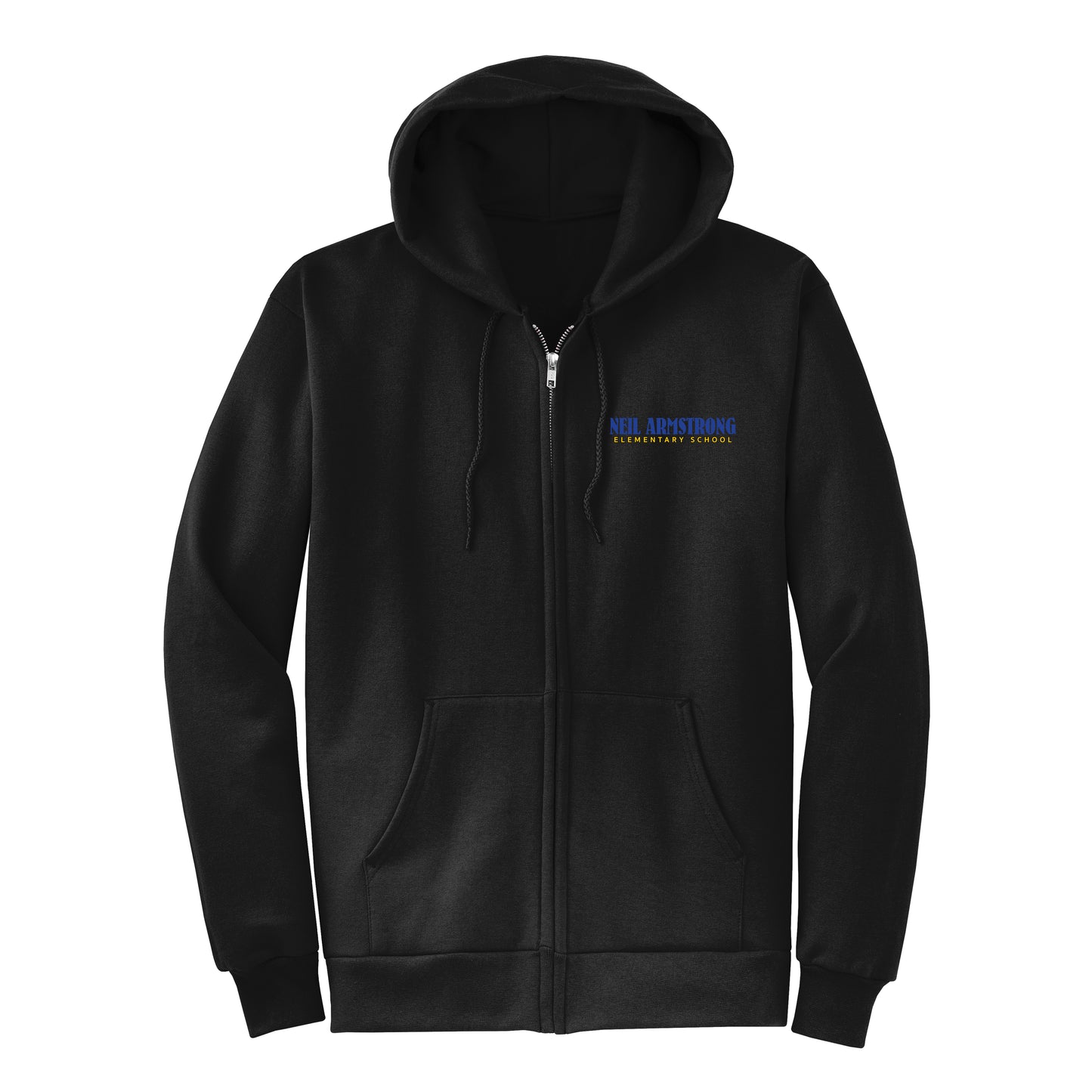 Neil Armstrong Elementary Moon Logo Zip-Up Hoodie