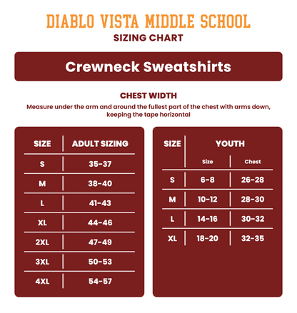 Diablo Vista Bubble Collection - Crewneck Sweatshirts