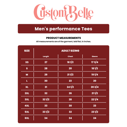 Eden Core Collection - Men's performance Tees (Personalization option)