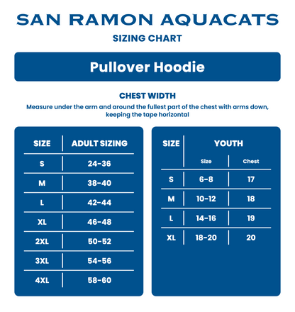 Aquacats 2026–27 Limited Edition Black Pullover Hoodie