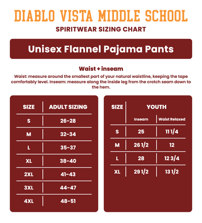 Diablo Vista Classic Collection - Unisex Flannel Pajama Pants