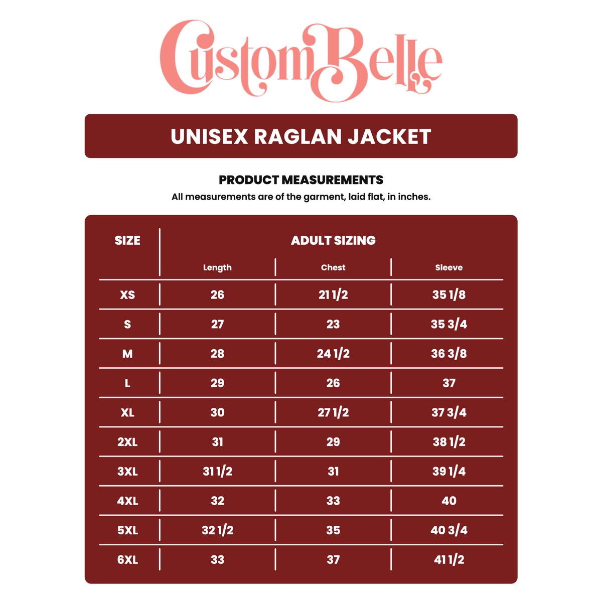 Eden Core Collection - Unisex Raglan Jacket (Personalization option)
