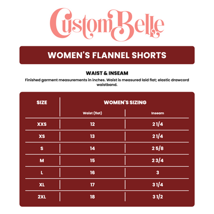 NCL Official Merchandise - Pajama Flannel Shorts - Choose your chapter