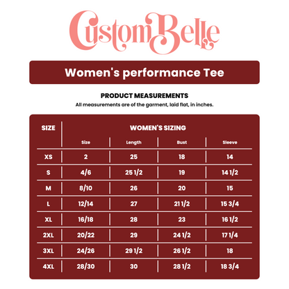Eden Core Collection - Women's performance Tees (Personalization option)