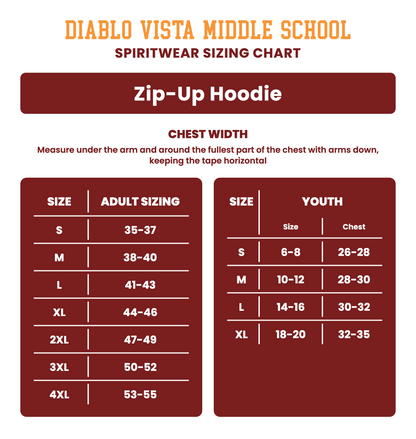 Diablo Vista Bubble Collection - Navy Zip-up hoodies